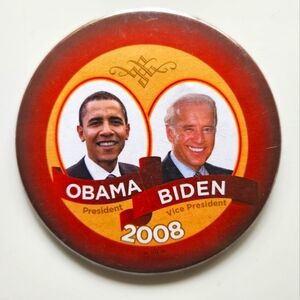 Obama Biden 2008 Campaign Button